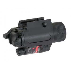 350LM GUN-MOUNTED TACTICAL LIGHT/LASER - BLACK [PCS]